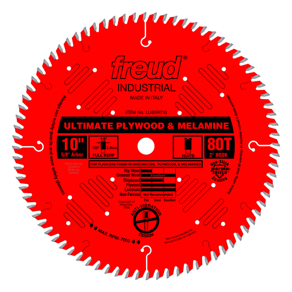 Freud 10" Ultimate Plywood & Melamine Blade