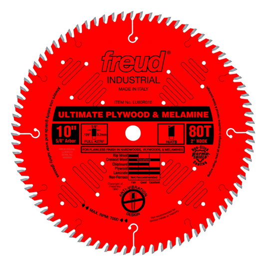 Freud 10" Ultimate Plywood & Melamine Blade